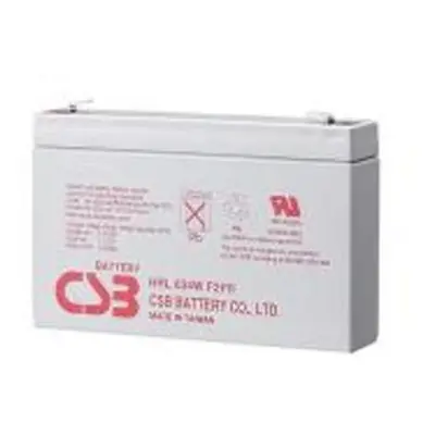 Baterie CSB HRL 634W ( 6V / 9Ah - Faston 250 Highrate ), PBCS-6V009-F2AHL