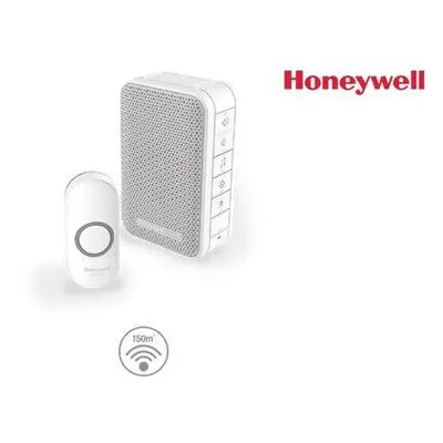 Honeywell Home DC313N bezdrátový zvonek Series 3, 6 melodií, přenosná základna, design. tlačítko