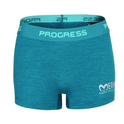 PROGRESS MW SKNZ dámské merino boxerky XL zelený melír