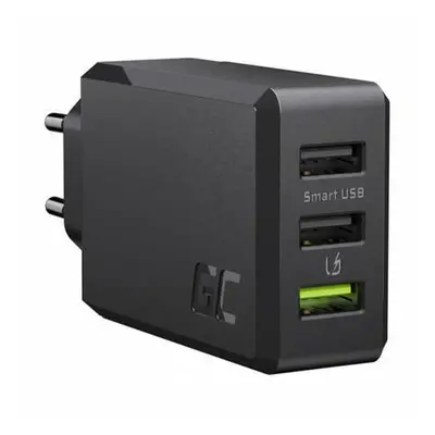 Bezdrátová nabíječka Green Cell GC ChargeSource 3 3xUSB 30W s funkcí Ultra Charge a Smart Charge