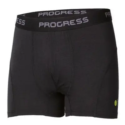 PROGRESS E SKN pánské boxerky s bambusem XL černá