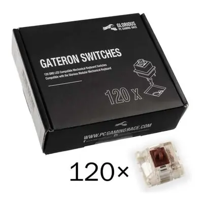 Glorious Gateron Brown Switches (120 Ks), GAT-BROWN