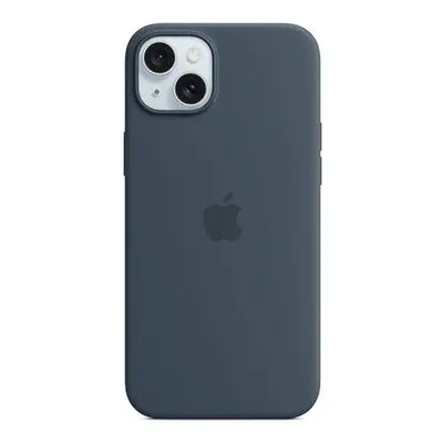 iPhone 15 Plus Silicone Case with MagSafe - Storm Blue