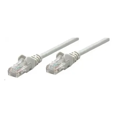 Intellinet patch kabel, Cat6 Certified, CU, UTP, PVC, RJ45, 10m, šedý