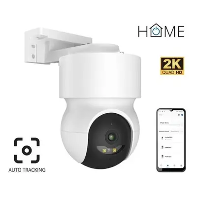 iGET HOME Camera CS8 White - bezdrátová venkovní 2K kamera, Auto tracking, krytí IP65, zvuk