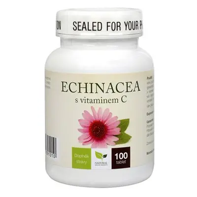 Natural Medicaments Echinacea s vitamínem C 100 tbl.