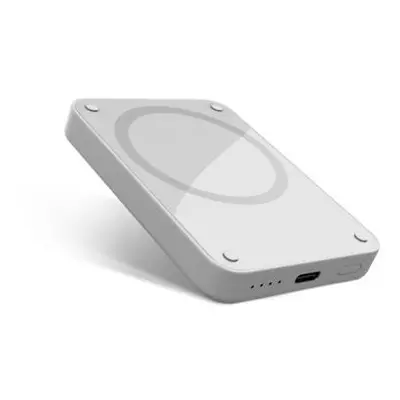 iStores by Epico 4200mAh Magnetic Wireless Power Bank - light grey