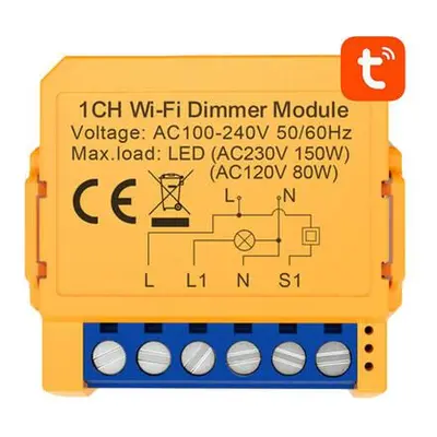 Chytrý zásuvkový spínač WiFi Avatto DMS16-2 TUYA