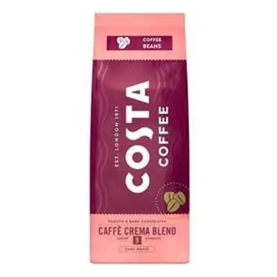 COSTA Káva "Café Crema Blend", tmavě pražená, zrnková, 500g