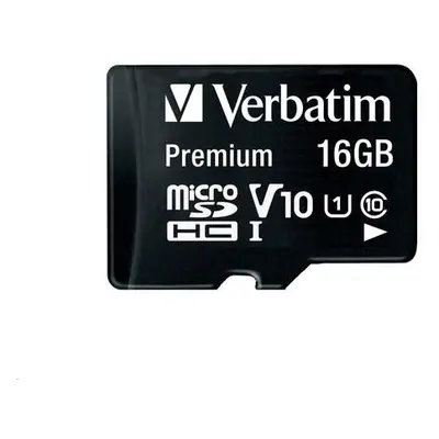 VERBATIM 44082 microSDHC 16GB cl10 adapt