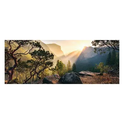 RAVENSBURGER Panoramatické puzzle Yosemitský národní park, Kalifornie 1000 dílků