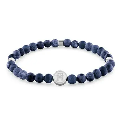 Tommy Hilfiger Modrý korálkový náramek ze sodalitu Beads 2790608