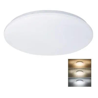 Solight WO793 LED stropní světlo Plain, 3CCT, 36W, 2520lm, 3000K, 4000K, 6000K, kulaté, 45cm