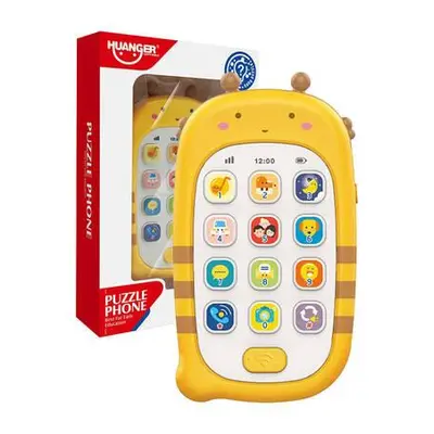 Huanger HE0536 toy phone with recording function (yellow)