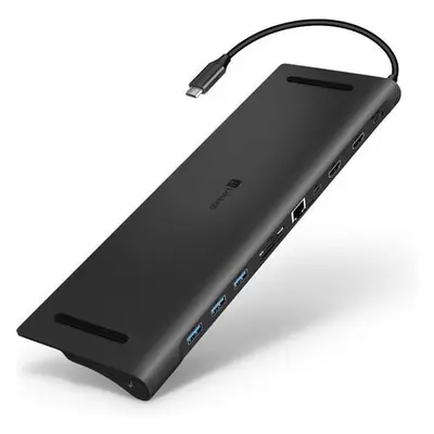 CONNECT IT USB-C dokovací stanice, 11v1 (2xHDMI), externí, antracitový, CHU-9010-AN