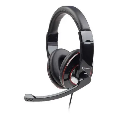 Gembird Sluchátka s mik MHS-U-001 Gaming black,USB