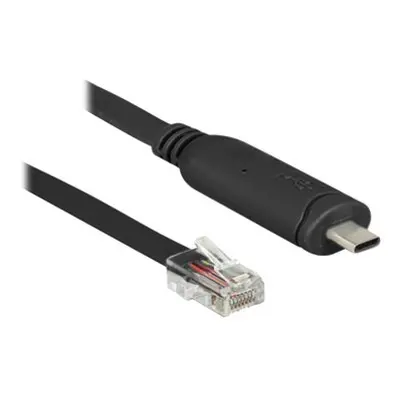 Delock Adaptér USB 2.0 Typ-C samec > 1 x Serial RS-232 RJ45 samec 2,0 m