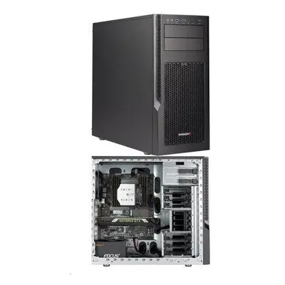 SUPERMICRO Mid-Tower 6x 3,5" + 4x 2,5" int. HDD, 2x 5,25", 750W (80Plus Gold), CSE-GS5A-754K