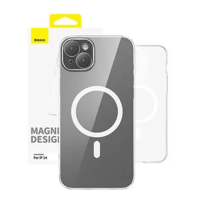 Magnetické pouzdro na telefon pro iP 14 Baseus OS-Lucent Series (čiré)