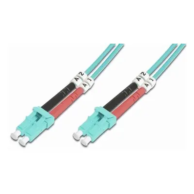 Digitus DK-2533-02/3 Fiber Optic Patch Cord, LC to LC, Multimode, OM3, 50/125 µ, Duplex, 2m