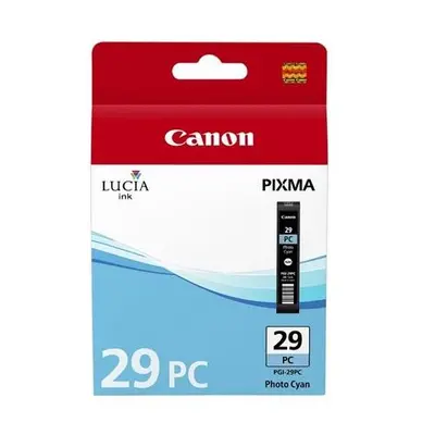 Canon inkoustová náplň PGI-29PC/ Foto azurová, 4876B001