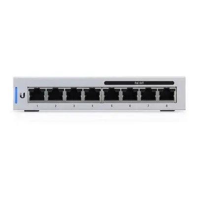 Ubiquiti Switch UniFi US-8-60W, 8-Port Gigabit, 4x PoE-out, DC konektor, 5-pack, US-8-60W-5