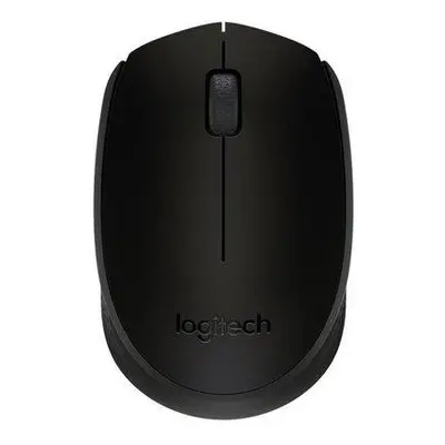 Logitech myš B170/ bezdrátová/ 3 tlačítka/ 1000dpi/ USB/ černá, 910-004798