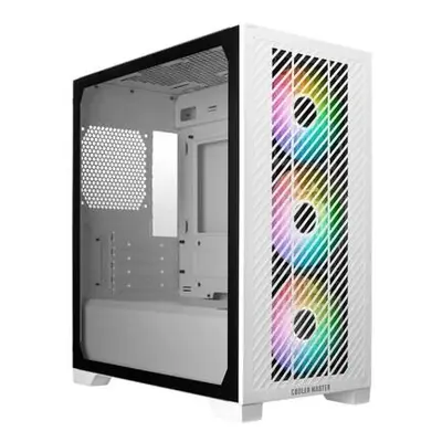 Cooler Master case Elite 301, mini-ITX, 3x 120mm ARGB Fan, bez zdroje, bílá, E301-WGNN-S00