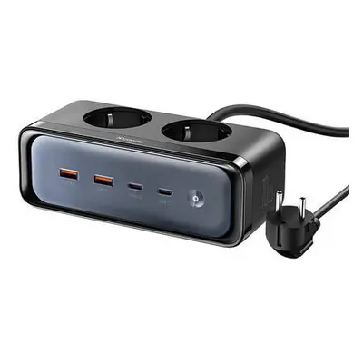 Power strip with 2 outlets 6in1, 2x USB-C, 2x USB-A Mcdodo CH-4610, EU (black),