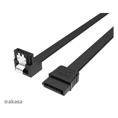 AKASA SATA3 pravoúhlý, 100 cm - AK-CBSA09-10BK