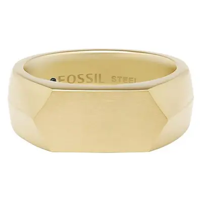 Fossil Masivní pánský pozlacený prsten JF04559710 62 mm