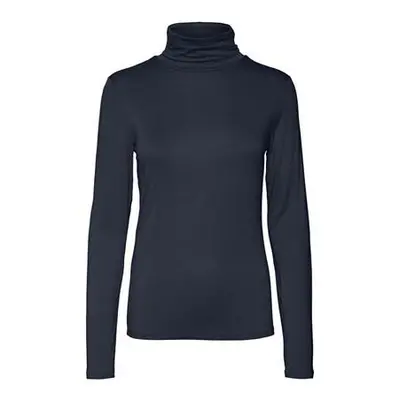 Vero Moda Dámské triko VMALBERTE Tight Fit 10293803 Navy Blazer L