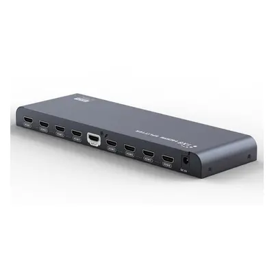 PremiumCord HDMI 2.0 splitter 1-8 porty, 4K x 2K/60Hz, FULL HD, 3D, černý KHSPLIT8F