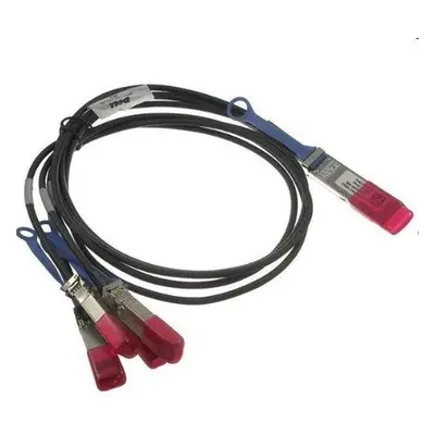 Dell Networking Cable100GbE QSFP28 to 4xSFP28 Passive DirectAttachBreakout Cable 3 Meter Custome