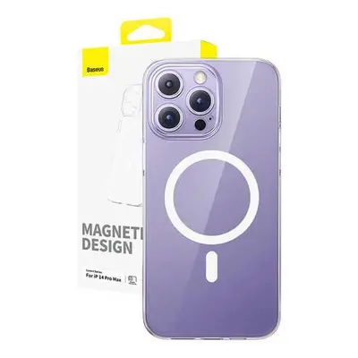 Magnetické pouzdro na telefon pro iP 14 Pro Max Baseus OS-Lucent Series (čiré)