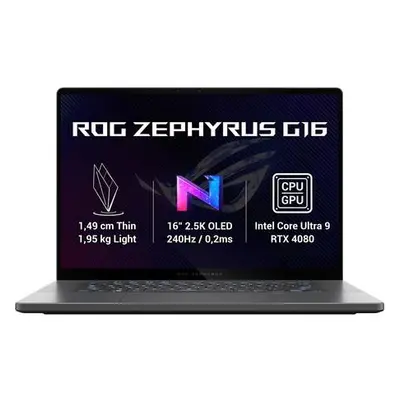 ASUS ROG Zephyrus G16 (GU605MZ-NEBULA026W) šedý, GU605MZ-NEBULA026W