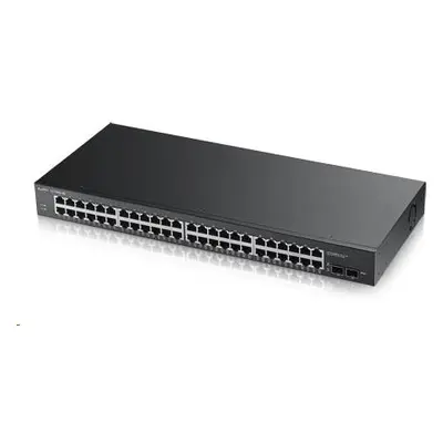 Zyxel GS1900-48 50-port Gigabit Web Smart switch, 48x gigabit RJ45, 2x SFP v2, GS1900-48-EU0102F