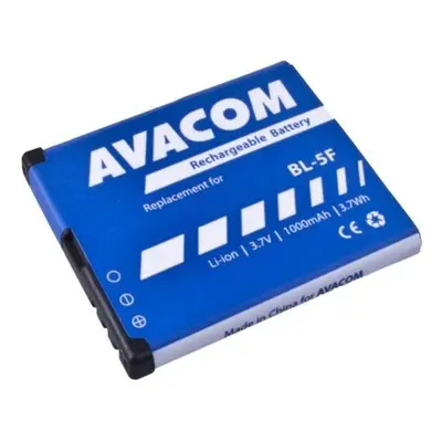 Baterie AVACOM GSNO-BL5F-S1000A do mobilu Nokia N95, E65, Li-Ion 3,6V 1000mAh (náhrada BL-5F)