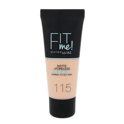 Maybelline Sjednocující make-up s matujícím efektem Fit Me! (Matte & Poreless Make-Up) 30 ml 115