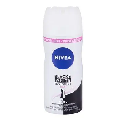 Nivea Antiperspirant ve spreji Invisible For Black & White Clear mini (Antiperspirant) 100 ml