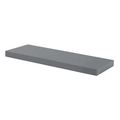 Autronic P-001 GREY Polička nástěnná 60 cm, MDF, barva šedý vysoký lesk, baleno v ochranné fólii