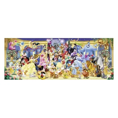 RAVENSBURGER Panoramatické puzzle Disney - Rodinná fotka 1000 dílků