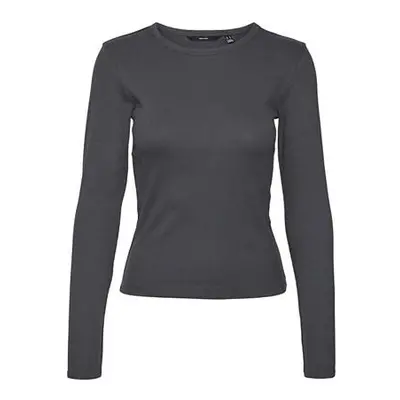 Vero Moda Dámské triko VMCHLOE Tight Fit 10306897 Asphalt XXL