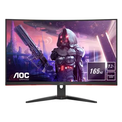 AOC CQ32G2SE/BK 31.5"W VA LED 2560x1440 80 000 000:1 1ms 250cd DP HDMI 165Hz, CQ32G2SE/BK