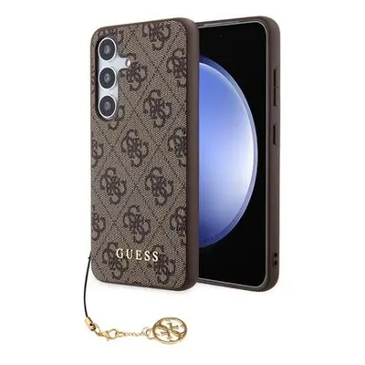 Guess 4G Charms kryt pro Samsung Galaxy S24+ Brown