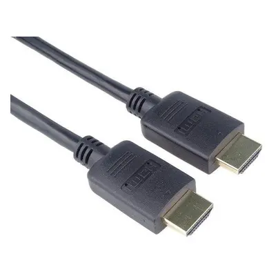 PremiumCord HDMI High Speed + Ethernet kabel/ zlacené konektory/ 5m/ černý