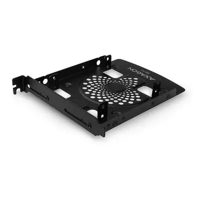 AXAGON kovový rámeček pro 2x 2,5" disk do PCI záslepky / RHD-P25 / černý, RHD-P25