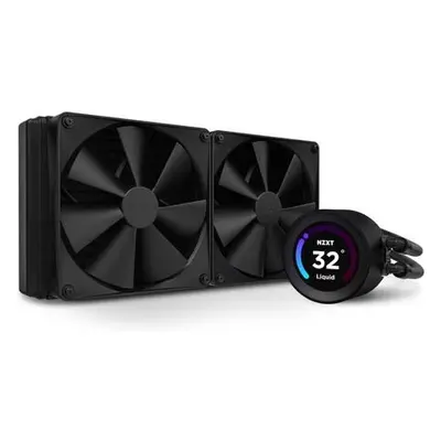 NZXT vodní chladič Kraken 280 ELITE / 2x140mm fan / 4-pin PWM / LCD disp. / 6 let, RL-KN28E-B1