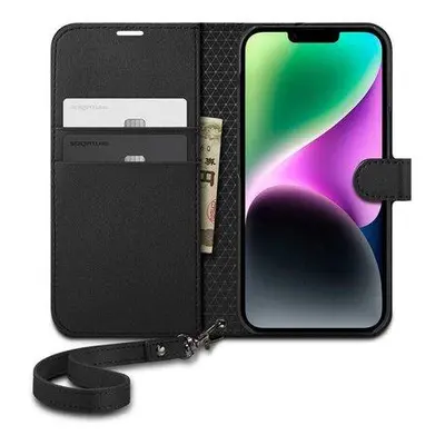 Spigen puzdro Wallet S pre iPhone 14 - Black