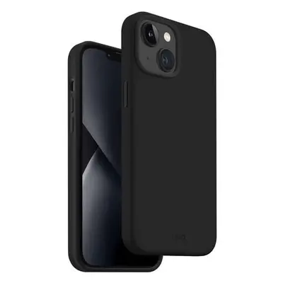 UNIQ Lino silikonový kryt iPhone 14 Plus černý